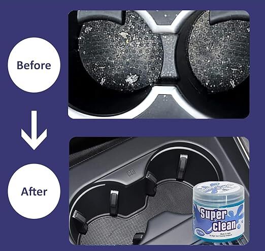 Birzar Super Clean Magic Gel -160 Grm Cleaner For Car Interior, Keyboard, Computer, Laptop, Home & Office Window Dust Remover Flexible Reusable Soft Glue(multicolour) (Pack Of 1)