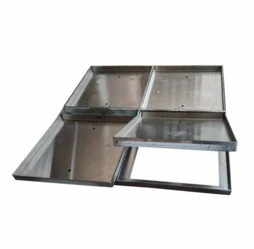 Square Stainless Steel Manhole Cover - Load Capacity: 10 Ton