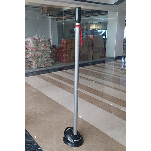Security Polescan Detector - Durable Aluminum And Pvc, Black Color | Semi-automatic Function, Electric Power Supply, Alarm System Included, Warranty Provided