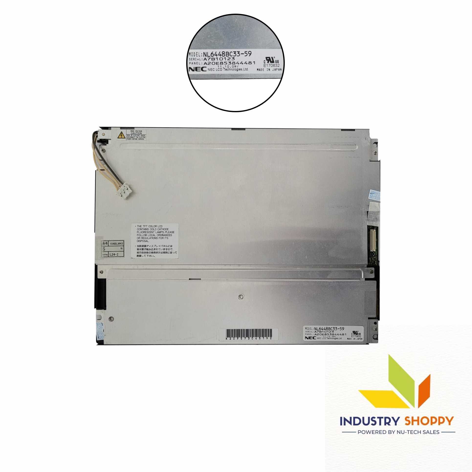 Nec Nl6448bc33-59 Lcd Module - Application: Industrial