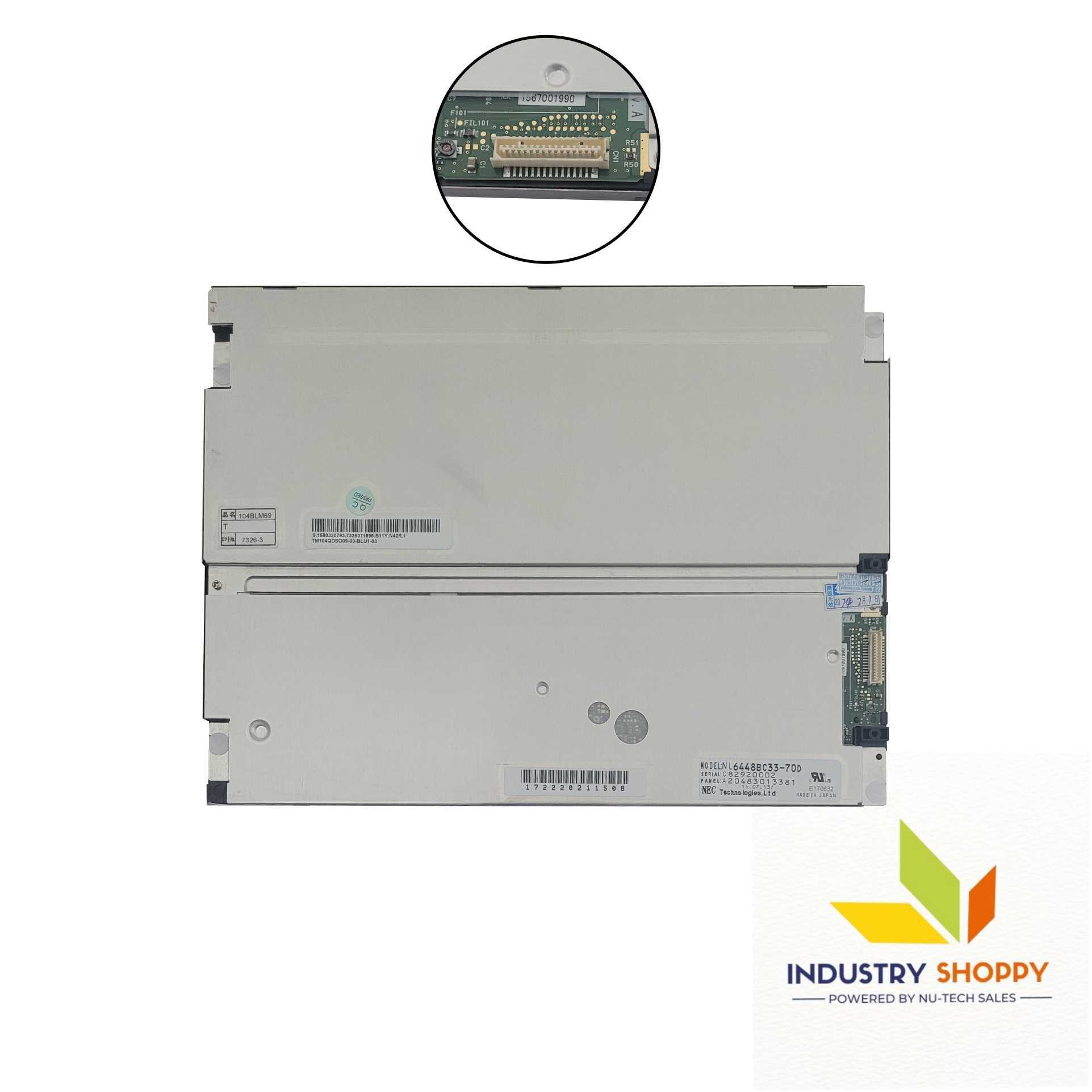 Nec Nl6448bc33-70d Lcd Module - Application: Industrial