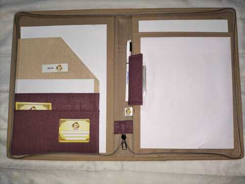 Leather Jute File Folder - Various Sizes Available | Modern Design, High-Quality Materials, Ideal for Commercial Use