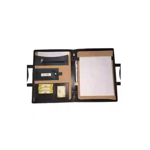 Puss Handle PU Leather File Folder - High Quality Leather, Various Sizes Available | Lightweight Design for Modern Commercial Use