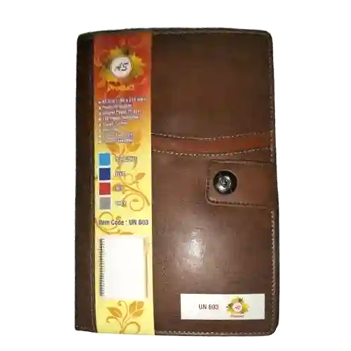 Leather Note Book - High-Quality Leather, Various Sizes Available | Modern Design, Sophisticated Style, Ideal for Organizing Documents
