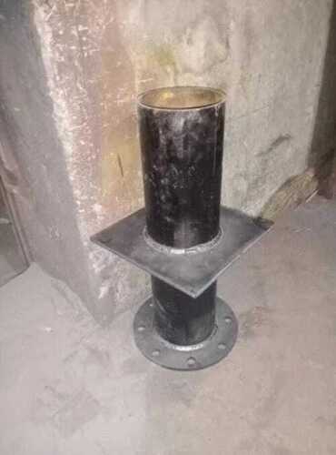 Galvanized Puddle Flange - 10 Inch Round MS Puddle Flange, 600mm Height, 5.5mm Thickness, Corrosion Resistant, Durable, Long Life, Industrial Use