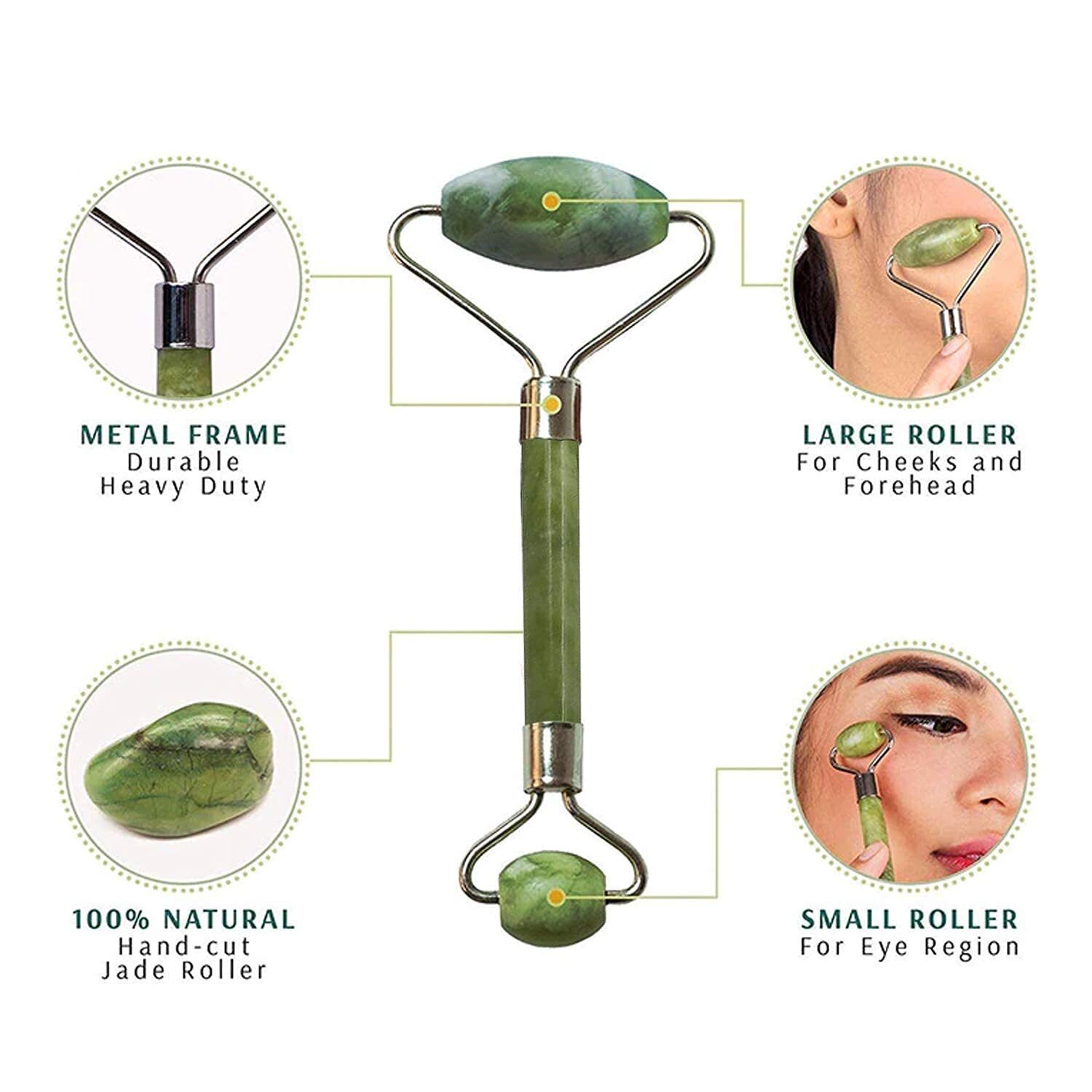 Stone Facial Roller With Stone