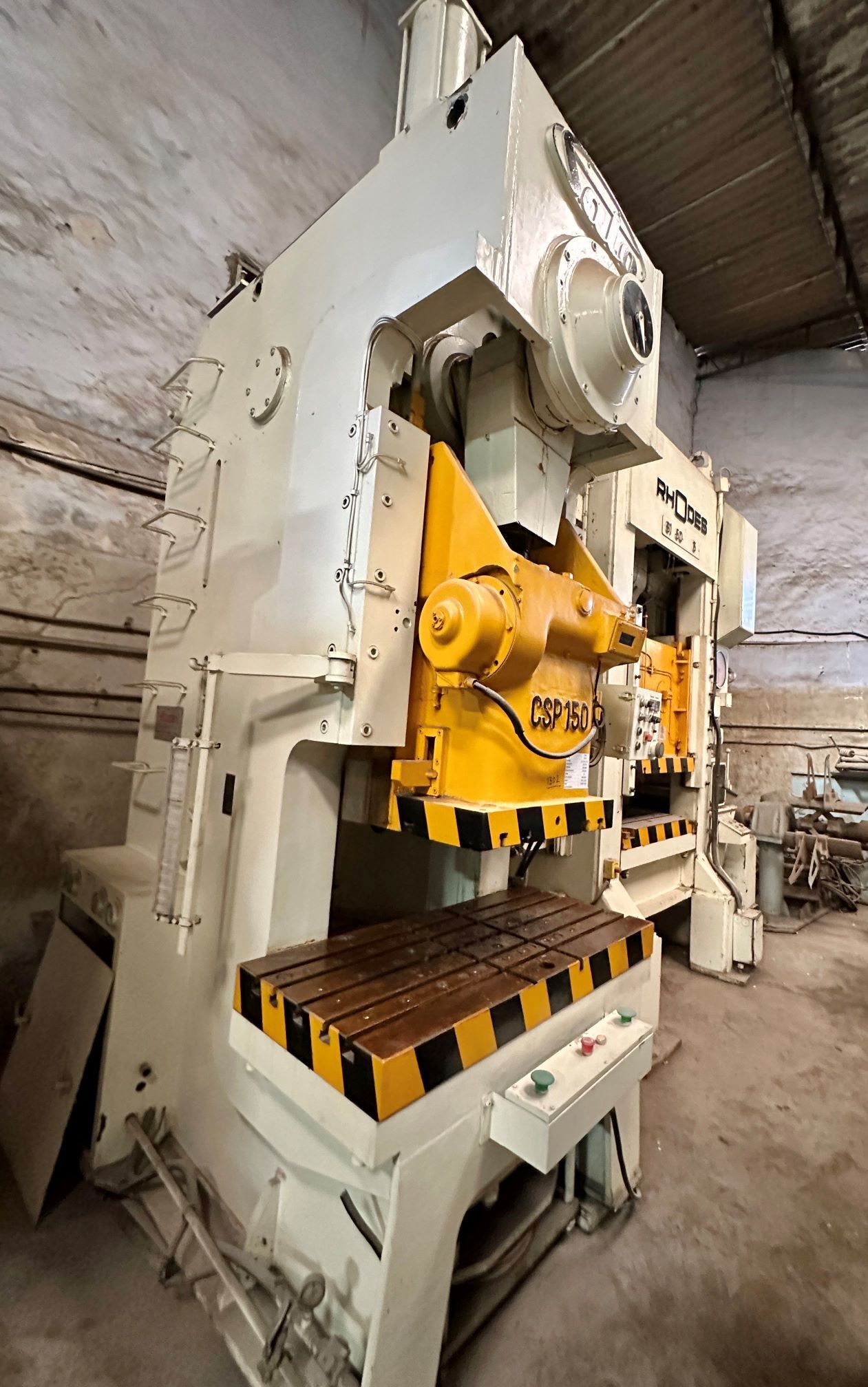 1302 Sato C Frame Single Crank Press Application: Industrial