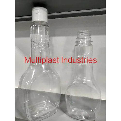 Shampoo Bottles - Pet Plastic, 500ml Capacity, 180mm Height, Transparent Color | Leak-proof Screw Cap, Customizable Logo Printing, Glossy Finish