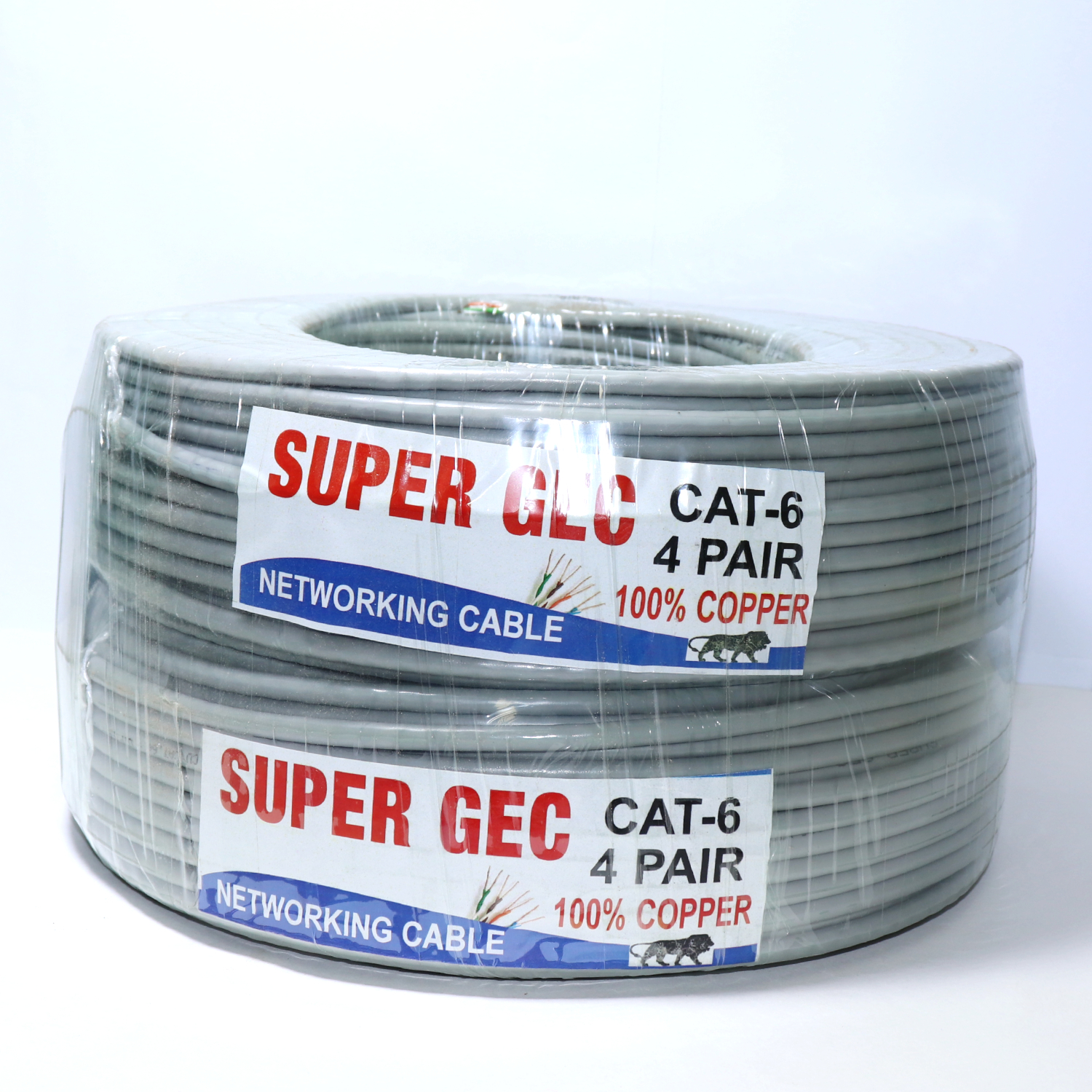 Grey Cat-6 Networking Cable Copper (305 Mtr)