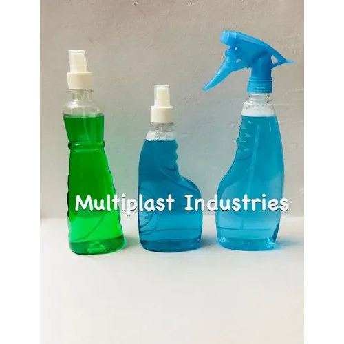 500ml Glass Cleaner Bottle - Color: As Per Requirement