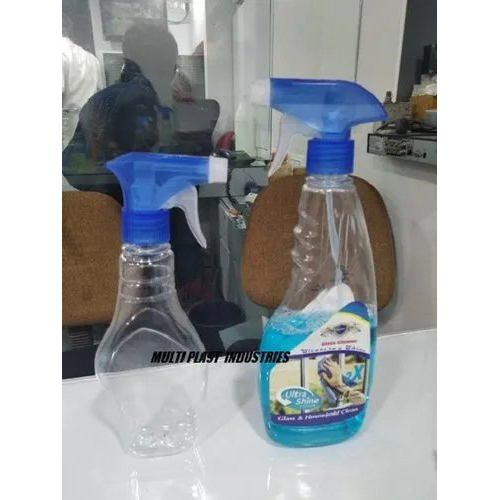 500ml Glass Cleaner Bottle - Color: As Per Requirement