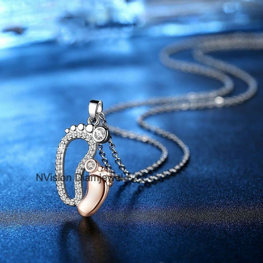 Real Diamond Kids Pendant Diamond Carat Weight: 0.05 Carat