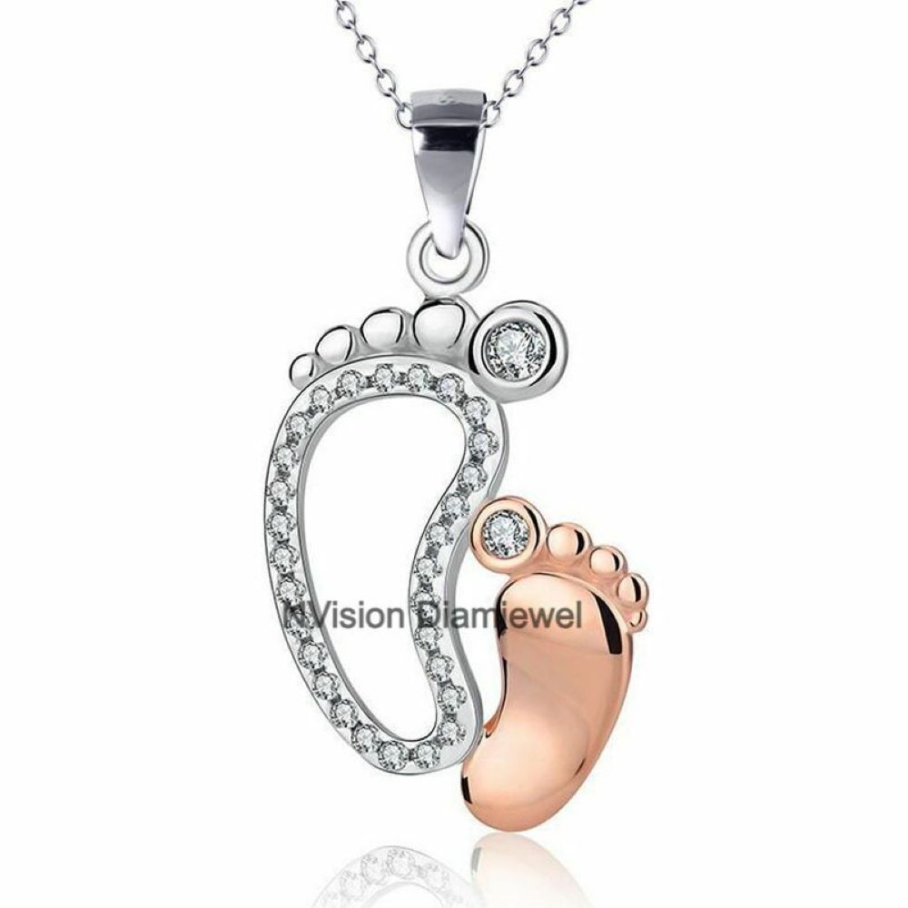 Real Diamond Kids Pendant Diamond Carat Weight: 0.05 Carat