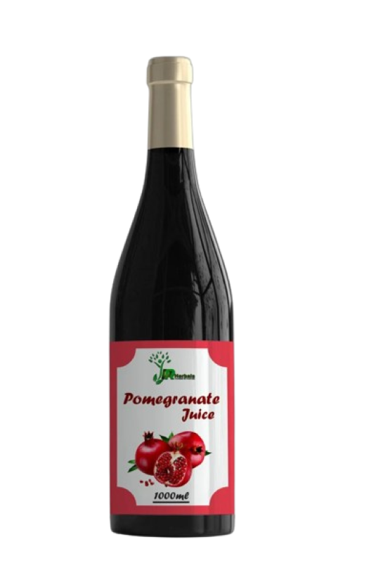 Herbal Pomegranate Juice - Pure Organic Extract | Rich Antioxidants Naturally Refreshing Taste Nutrient-rich