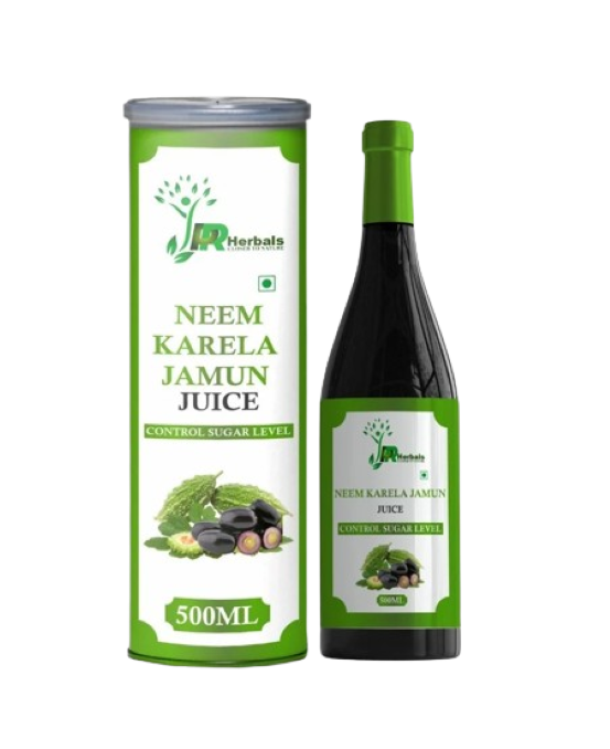 Neem Karela Jamun Juice - Natural Herbal Blend | Cold-pressed, Antioxidant-rich, Multi-benefit Health Tonic