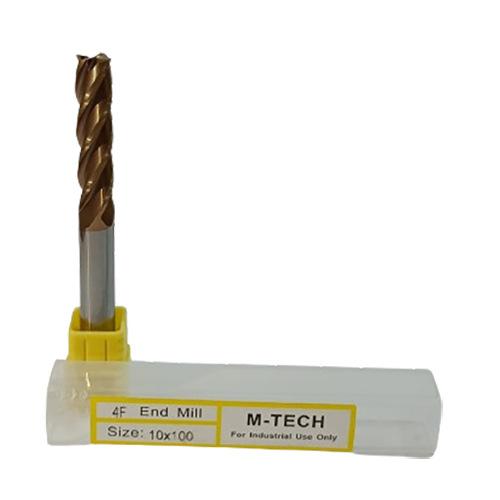 10X100Mm Carbide End Mill Hardness: Hard