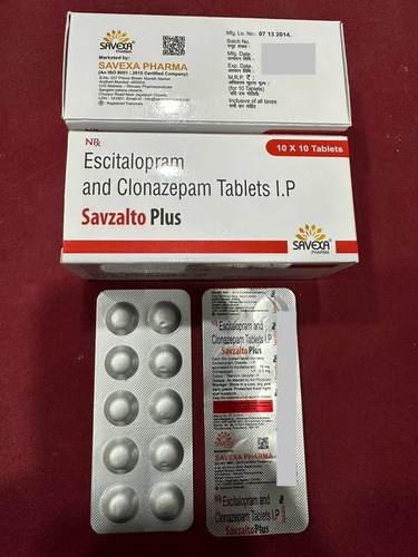 Savzalto-Plus (Escitalopram 10Mg + Clo-Nazepam 0.5Mg) - Drug Type: General Medicines