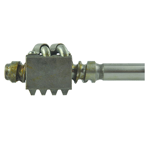 Steering Shaft With Worm Gear - Length: 600mm, Shaft Diameter: 19mm | Compatible With Kubota Models Ll175, L185, L225, Ym Series, M12x1.5 Thread Size