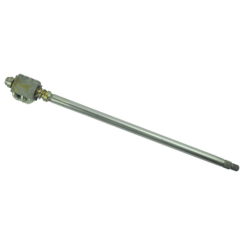 Steering Shaft With Worm Gear - Length: 600mm, Shaft Diameter: 19mm | Compatible With Kubota Models Ll175, L185, L225, Ym Series, M12x1.5 Thread Size