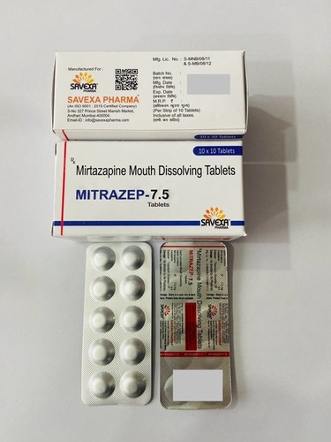 Mitrazep 7.5 (Mirt-Azapine 7.5Mg) - Drug Type: General Medicines