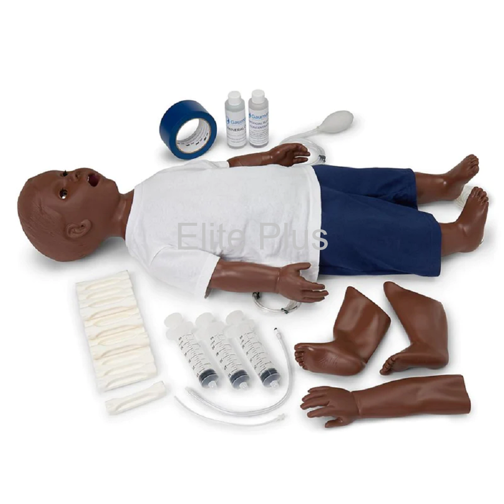 Multipurpose Patient Care And Cpr Pediatric Simulator - Pvc Material, Ivory Color | Articulating Features For Comprehensive Pediatric Care Training