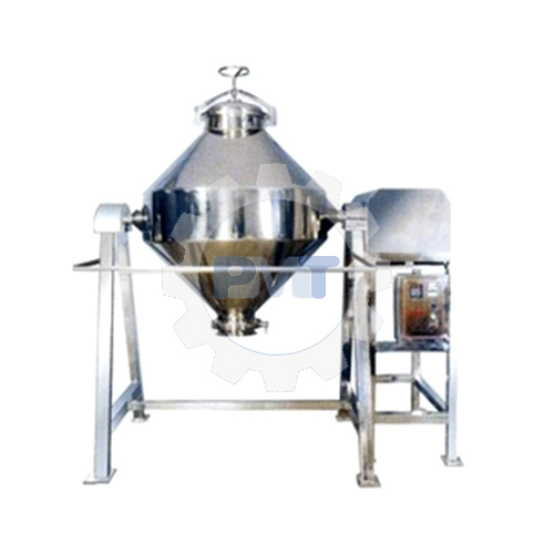 Double Cone Blender - 3000 Liter/Day, Stainless Steel, Semi-Automatic Control, Efficient Mixing for Pharmaceuticals, Food, and Chemicals