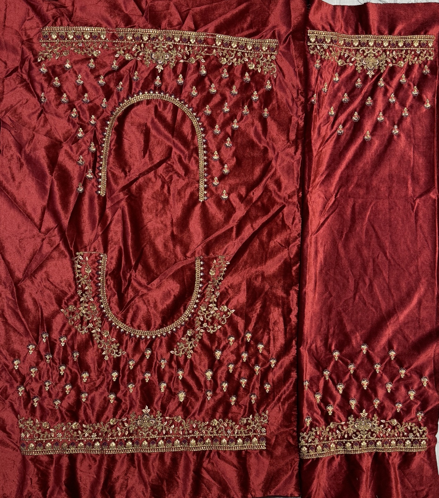 Designer Wedding Lehenga For Velvet