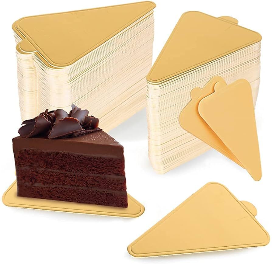 Pastry Base - Food-safe Cardboard, Various Sizes & Shapes - Elegant Gold Finish, Customizable Logo For Branding Support