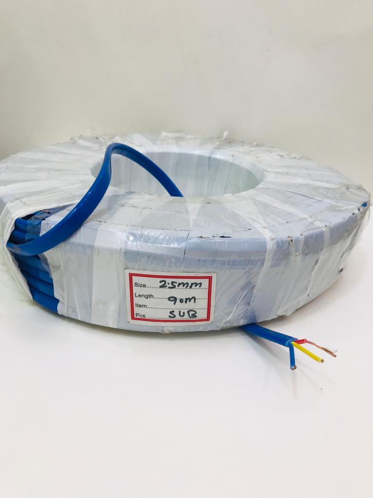 1.5 Mm 3 Core Submersible Triple Insulation Gauge 9 Cable Capacity: 1000 Watt (W)
