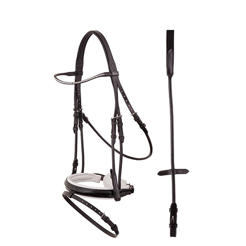 Leather Diamante Bridle With Softy Padded Application: Horse Riding