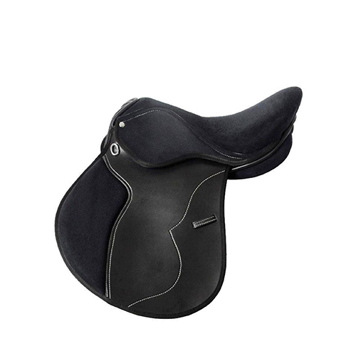Synthetic Halflinger General Purpose Saddle - 17 Inch , All-Color Options, High-Quality Synthetic Material, Lightweight Design for Comfort and Durability