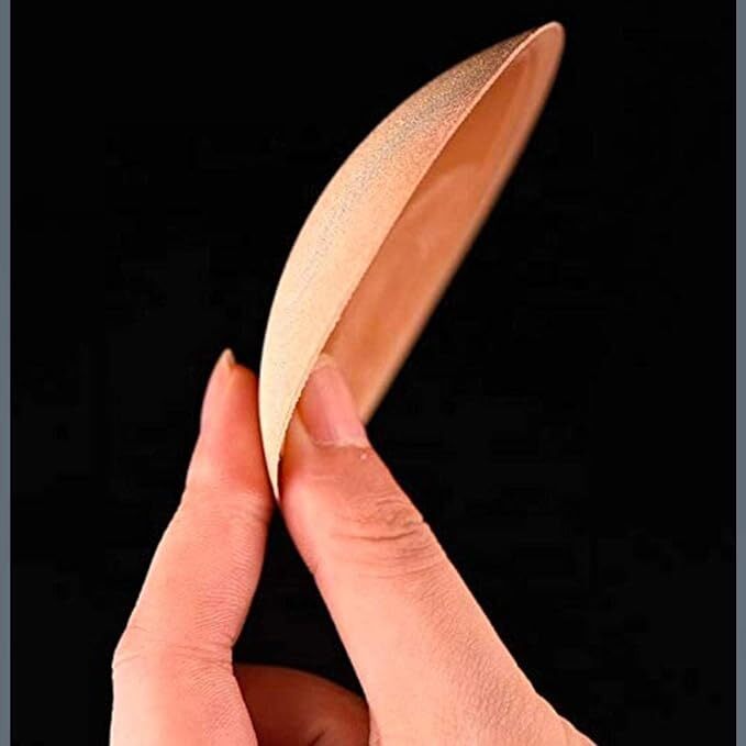 Disolve Present Round Shape Silicone Breast Lift Pasties Adhesive Bra - Skin Colour Reusable For Backless Deep V Dress Single Cavity Quantity