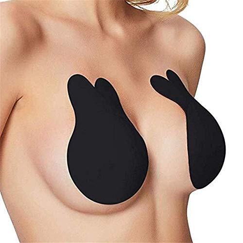 Nanoedge Adhesive Lift Bra Pads - Single Pair, Multicolor | Invisible Backless Nipplecovers With Push Up Support For Plus Size
