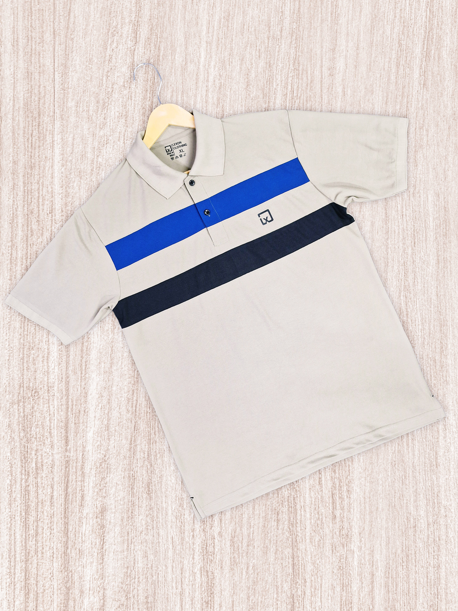 Lexon Striped Polo T-shirt - Age Group: Adult