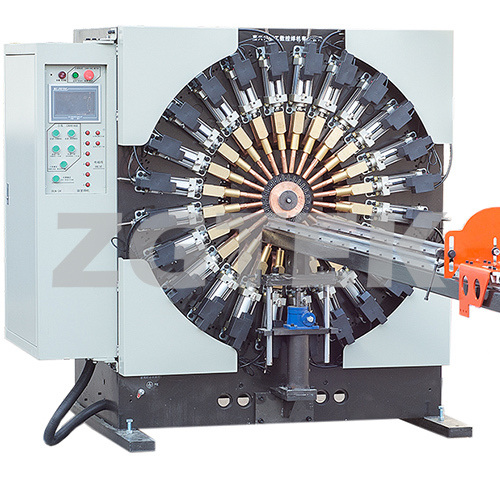 Automatic Filter Cage Welding Machine - Mild Steel, Galvanized Steel, Stainless Steel | Auto-Cage Pulling, Bad Weld Detection, 0.1mm Ring Space Precision