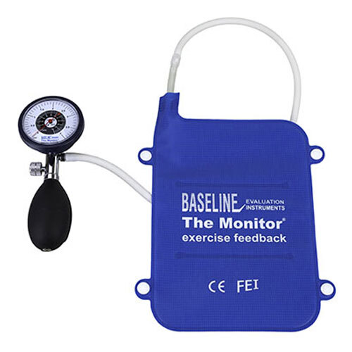 Baseline Pressure Biofeedback Gauge - Pvc & Rubber, 15x10x5 Cm, Blue | Core Stabilization, Easy To Use, Portable Design, Real-time Feedback