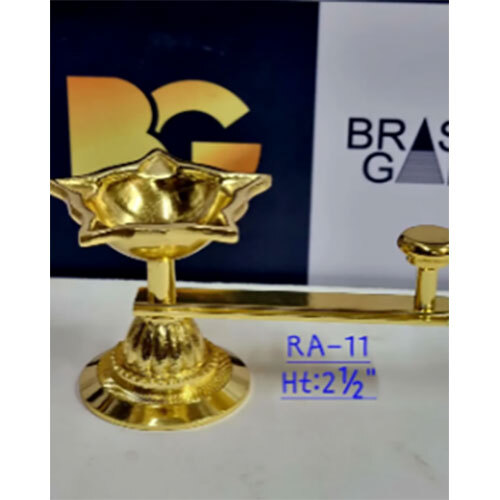 गोल्डन ब्रास दीया आरए-11