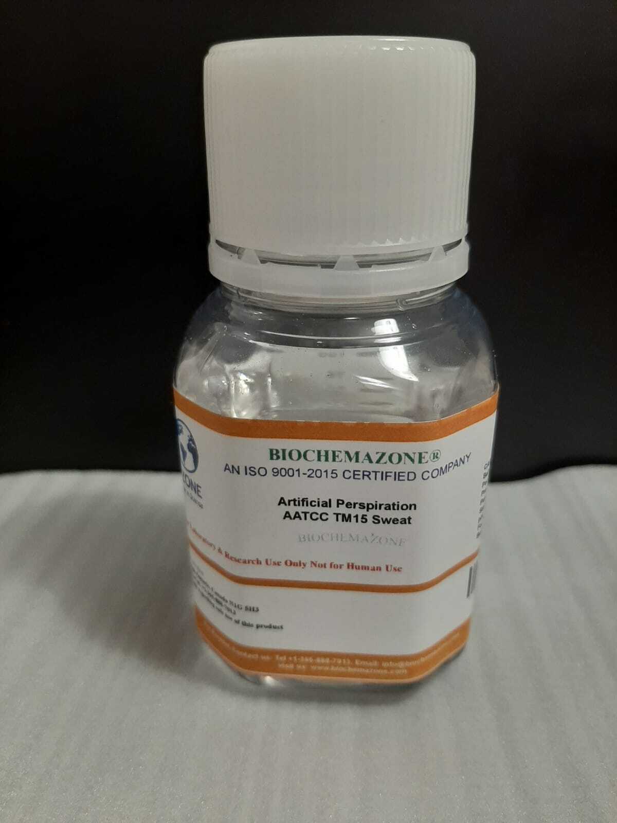 Artificial Sweat - 100 Ml To 1000 Ml Stabilized Solution | Custom Ph Range 2.0 To 9.0, Mimics Human Eccrine Perspiration For Advanced Testing