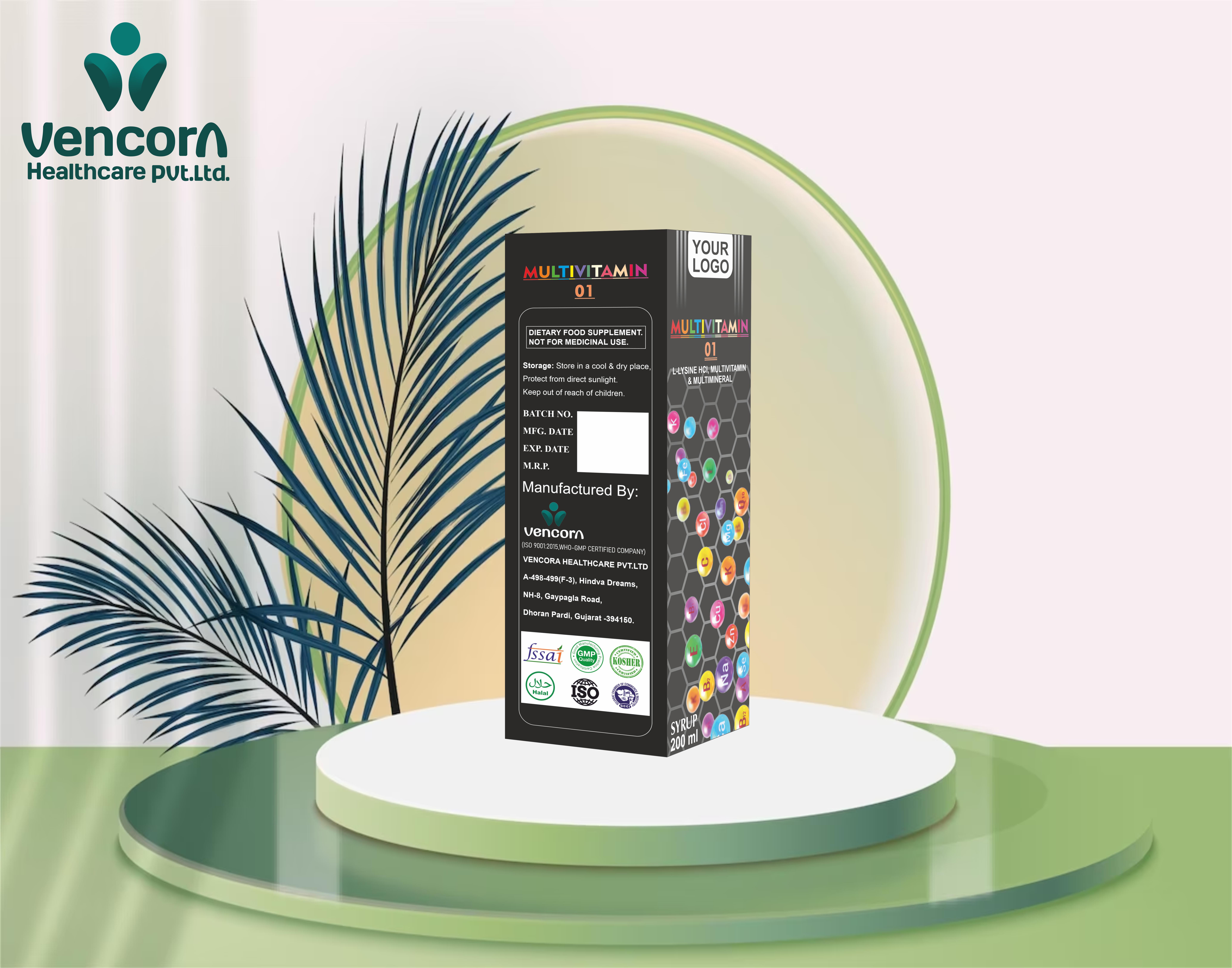 Brainboost Multivitamins Syrup - Liquid Formulation, Supports Brain & Heart Health, Mitochondrial Energy, Detoxification, Immune Defense & Cellular Protection