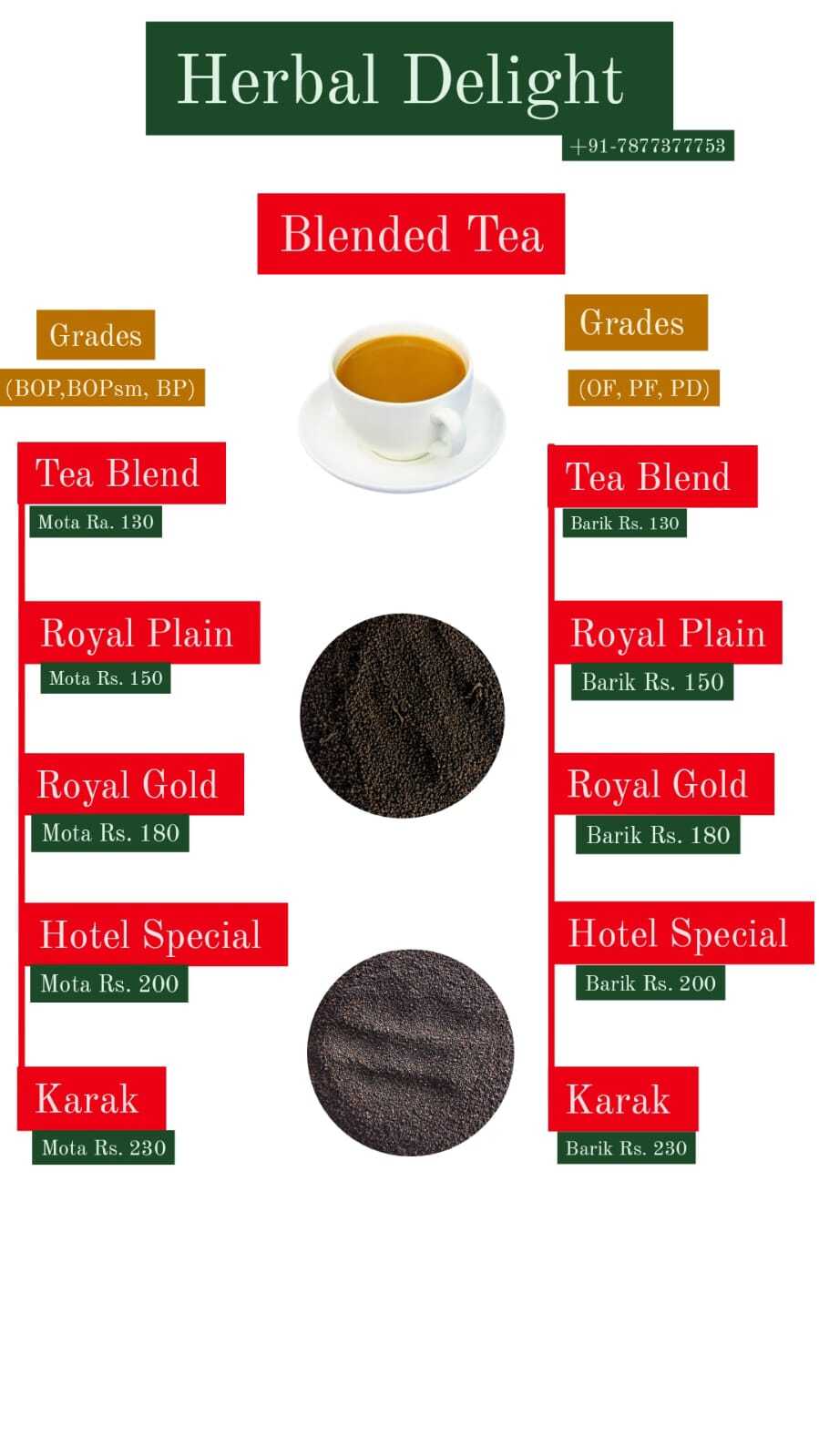 Pengreegarh Assam Premium Tea - Ctc Tea Type, Black Color, Grade Bop/bopsm/bp/of/pd, 30kg Weight | 12 Months Shelf Life