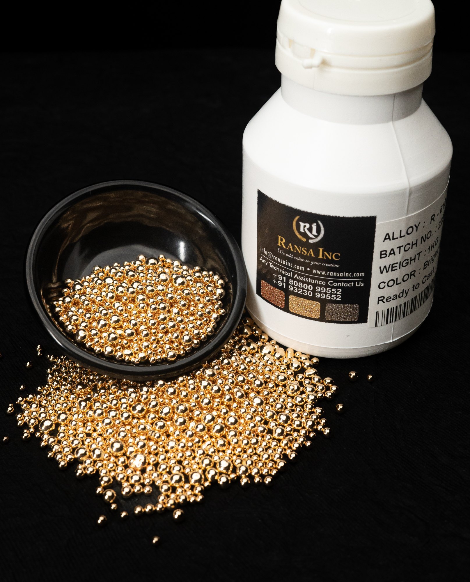 Master Alloys - Dark Yellow (14k) | Handmade, High Purity, Moderate Performance, Rigid Hardness, High Fluidity