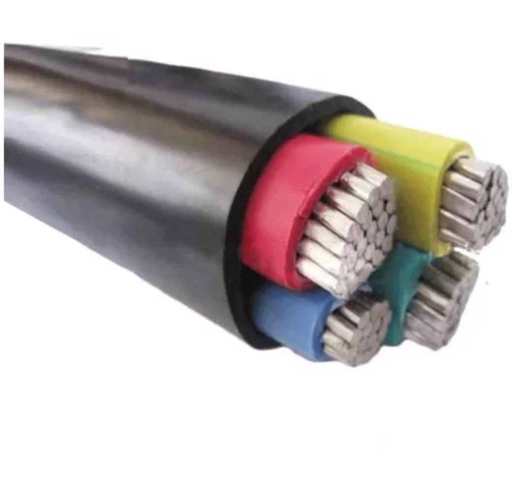 Unarmored Aluminum Cables - Pvc Insulated, Different Size, Black Color | Ideal For Industrial & Domestic Power Transmission, Lightweight & Cost-effective
