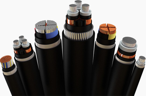 Unarmored Aluminum Cables - Pvc Insulated, Different Size, Black Color | Ideal For Industrial & Domestic Power Transmission, Lightweight & Cost-effective