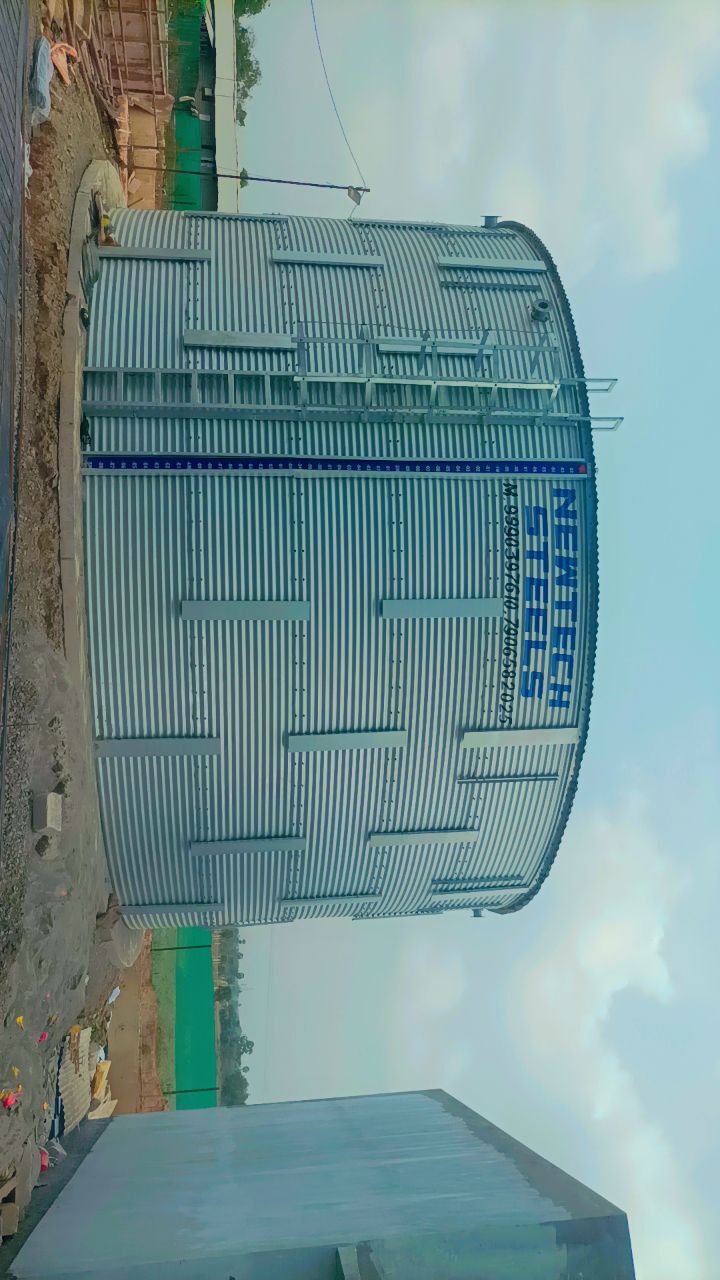 Firefighting Water Storage Tank - Zinc Aluminium, Custom Size, Grey Color | Industrial Application, Durable Design For Reliable Storage