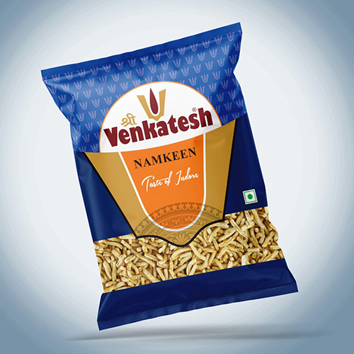 Ratlami Sev Namkeen - Regular Size | Salted & Spicy Smooth Texture, Crafted by Food Industry Professionals for Authentic Flavor