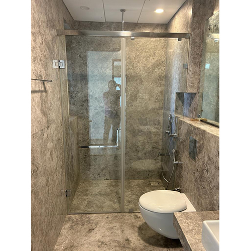 Frameless Shower Enclosure - Color: Transparent