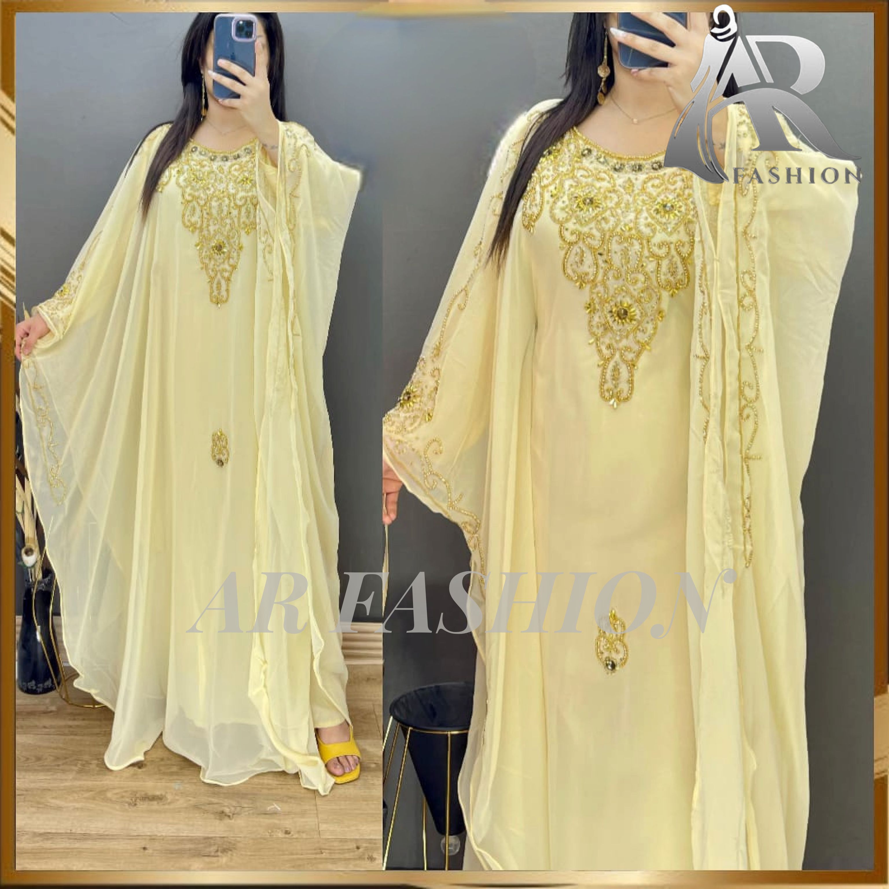 Long Farasha - Bust Size: Free Size