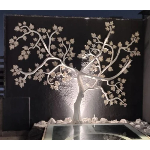 Multicolor White Tree Wall Mural