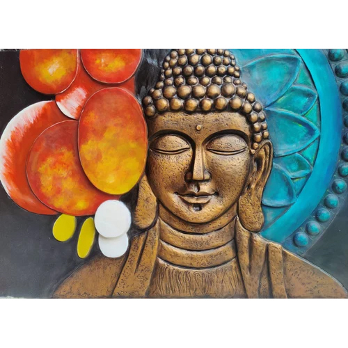 बुद्ध की दीवार की भित्ति चित्र