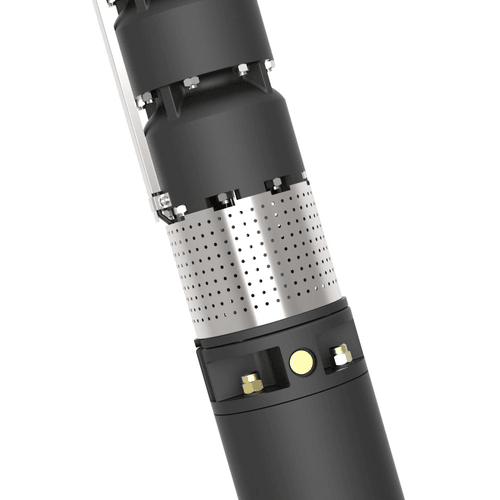 Sliver And White 5" Water Filled Borewell Submersible Pumpsets (Lsa/lsk Series)